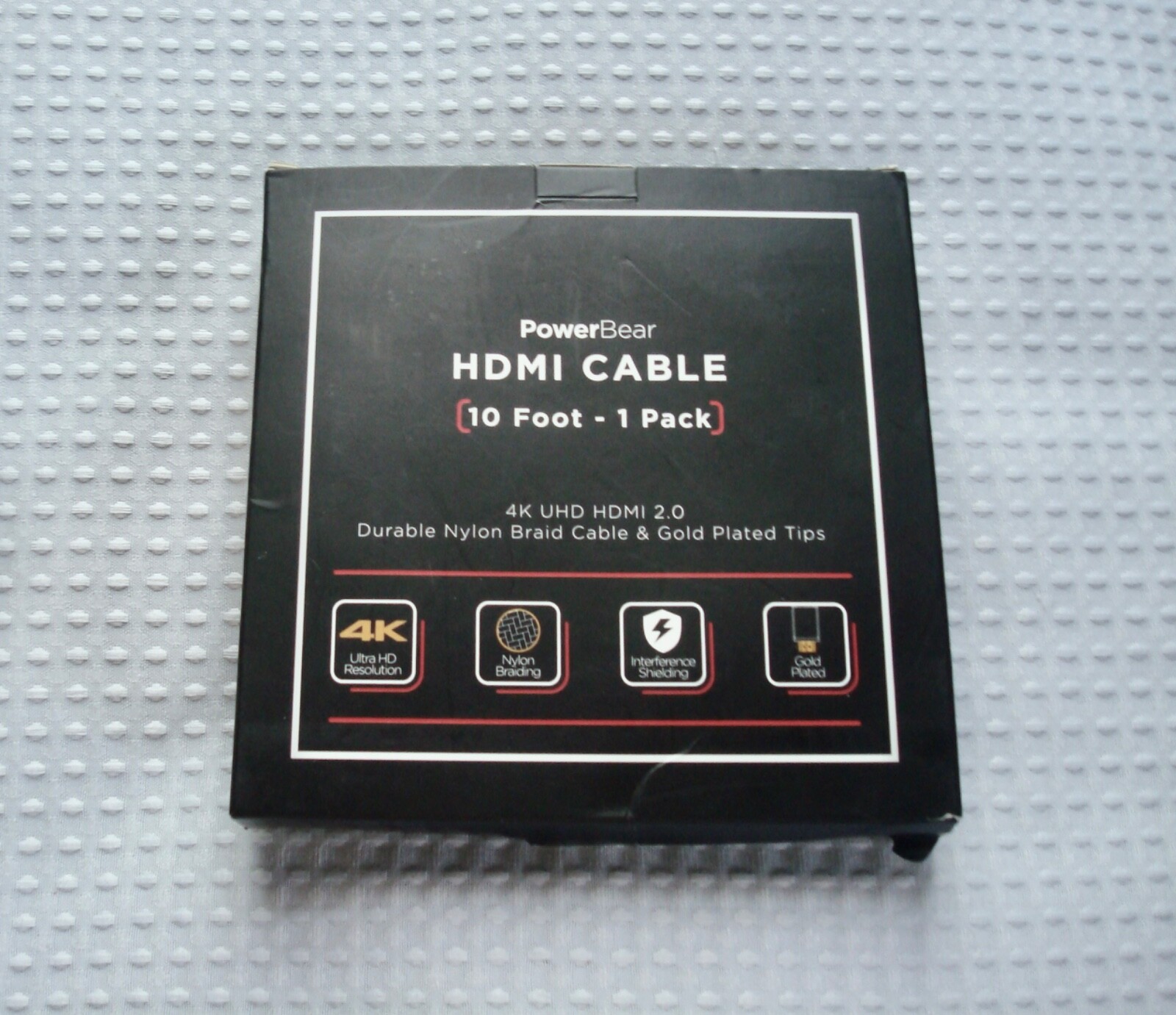 PowerBear HDMI Cable (10 Foot–1 Pack)