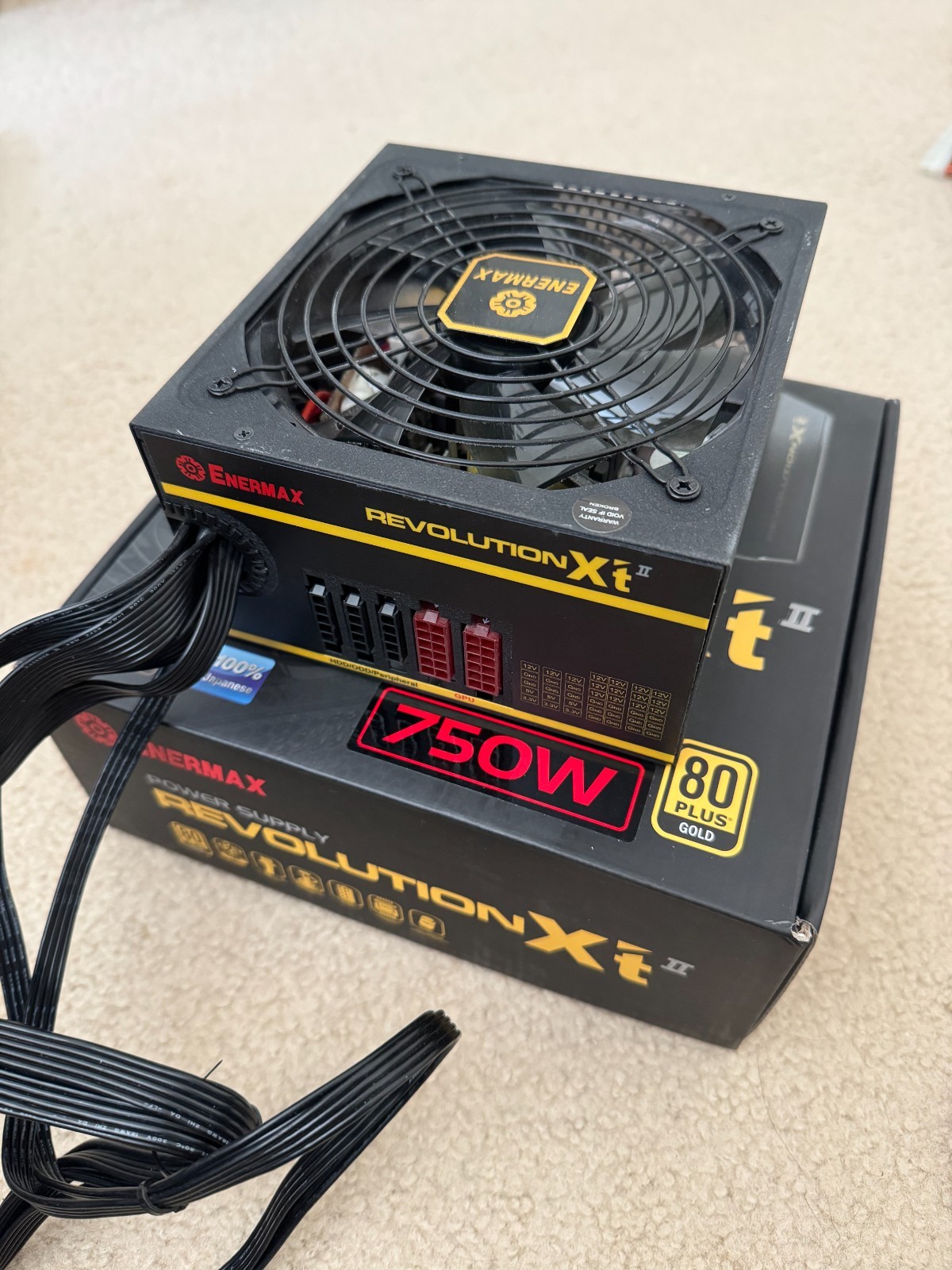 Enermax Power Supply Revolution XT II 80 Plus Gold 750W