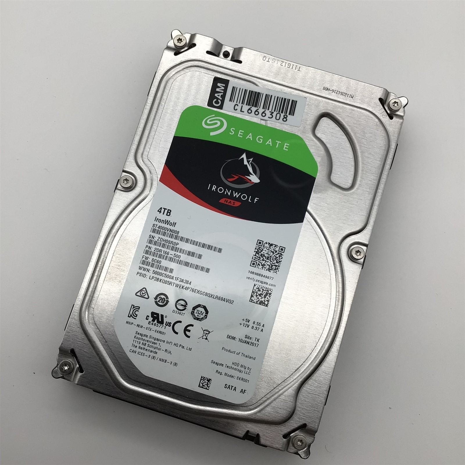4TB Seagate Ironwolf NAS 3.5" Hard Drive - ST4000VN008