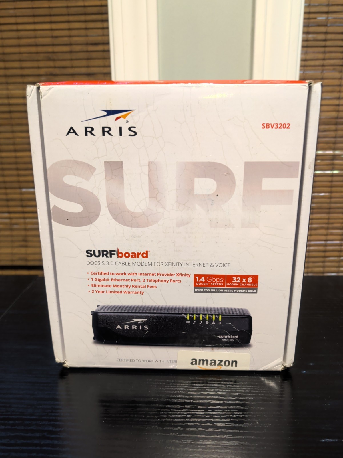 ARRIS SURFboard SBV3202 DOCSIS 3.0 Cable Modem Comcast Internet & Voice