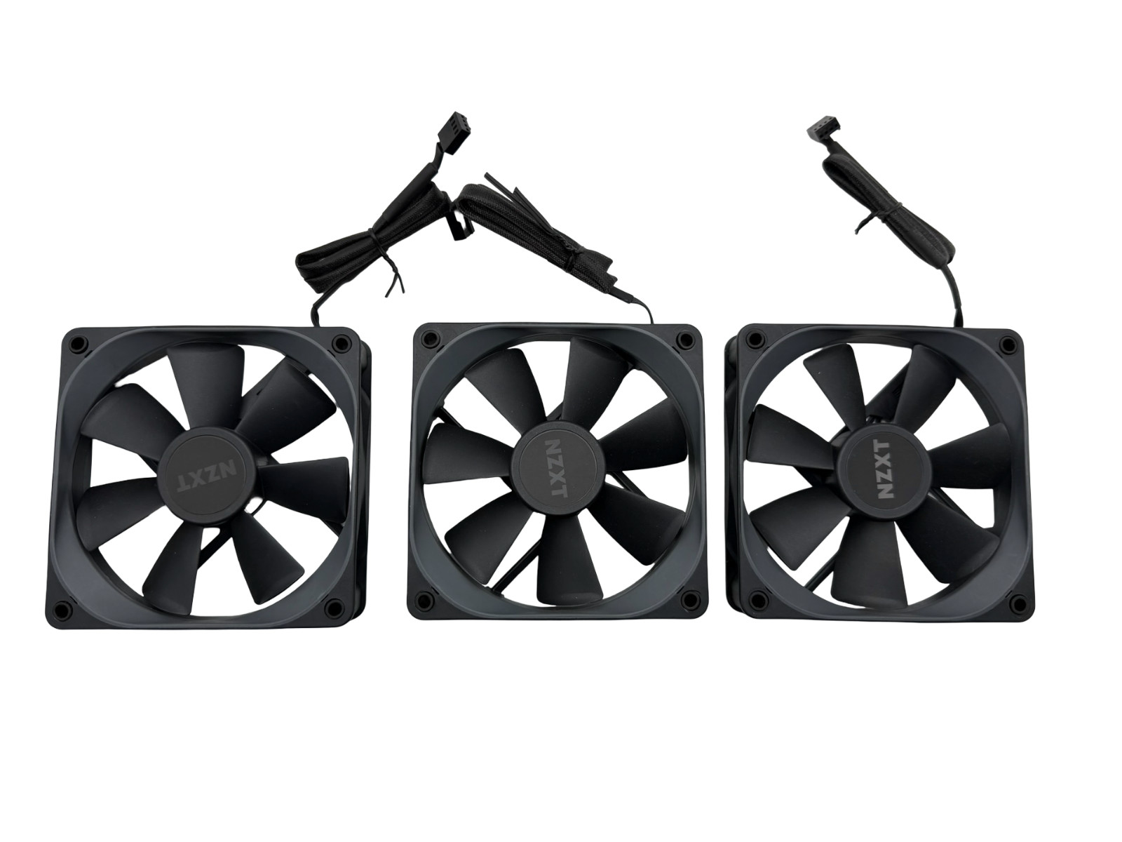 NZXT Aer P 120mm RF-AP120-FP PC Case Fans 3 Pack Black (Three Pack)