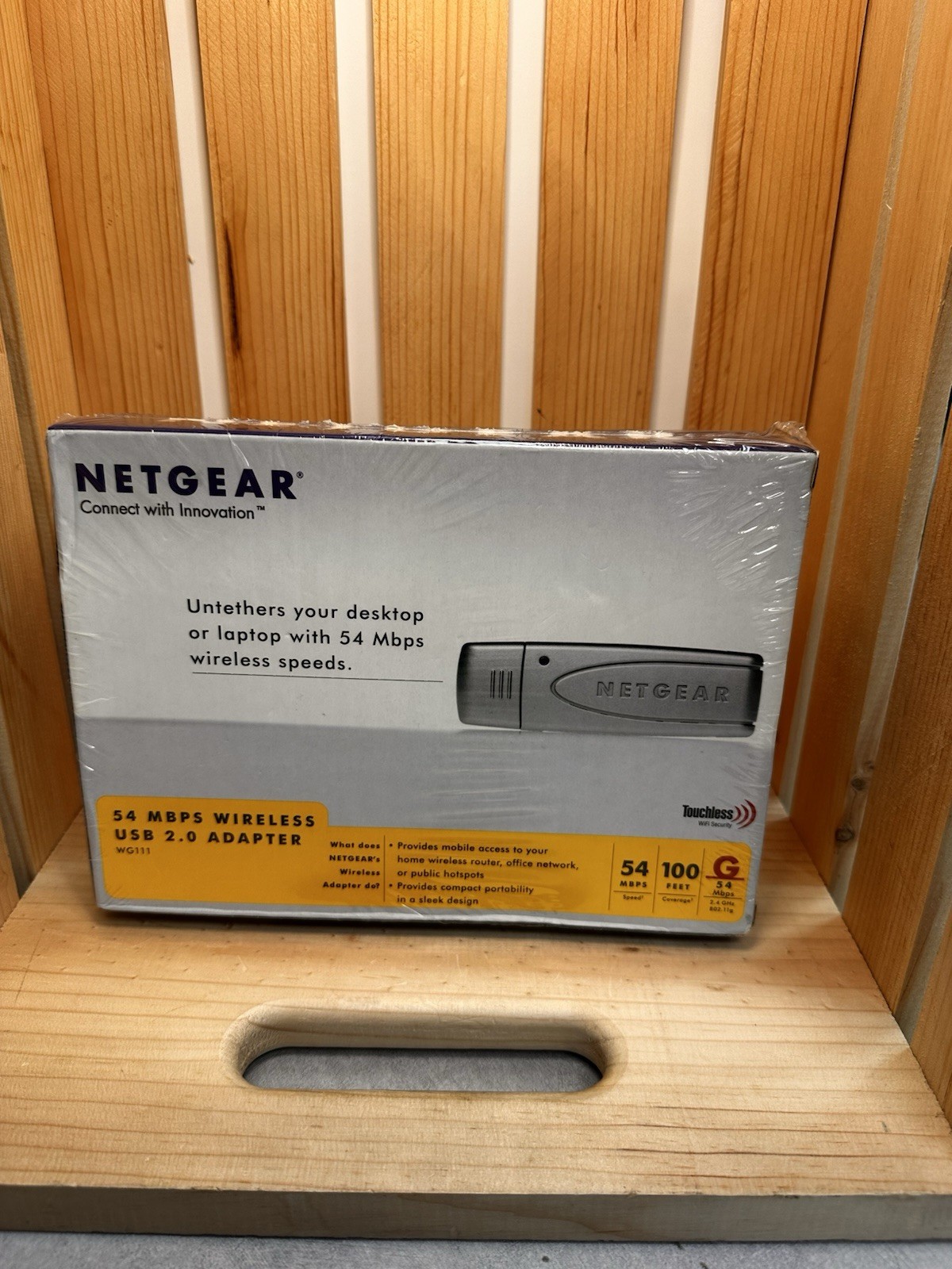 NETGEAR G 54 MBPS WIRELESS-G USB 2.0 ADAPTER WG111 SEALED NEW