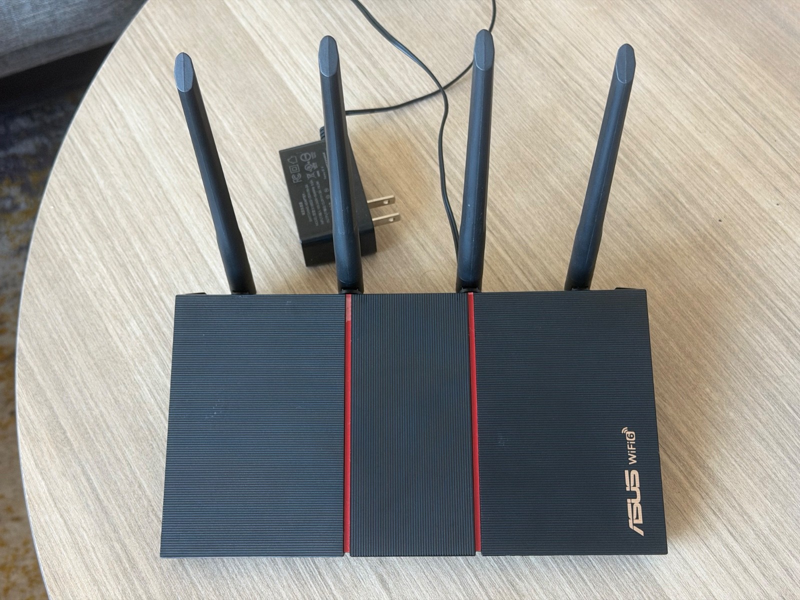 ASUS AX1800 1800Mbps 4 Ports WiFi 6 Router - Black (RT-AX55)