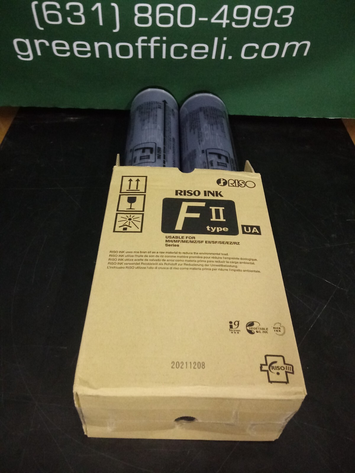 2 NEW S8125 PURPLE GENUINE RISO ink MZ790 RZ990 RZ1090 ME9450 SF5450 Duplicator