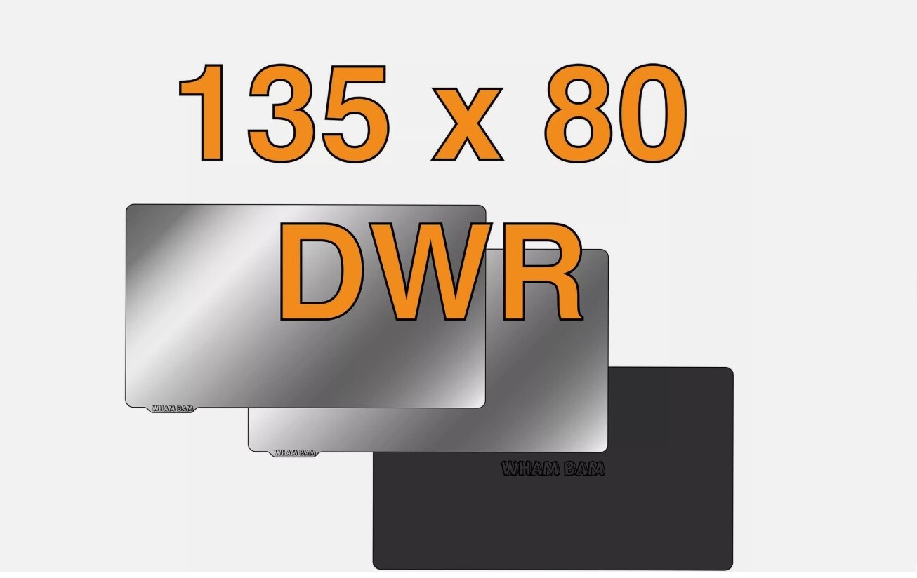 Wham Bam Double Wham 135x80mm Flexible Build System for Resin 3D Printers