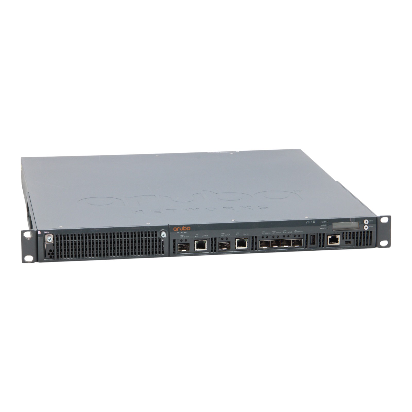 Aruba 7210 ARCN0100 2x Combo 4x 10GbE SFP+ Red. PSU Mobility Controller + Ears