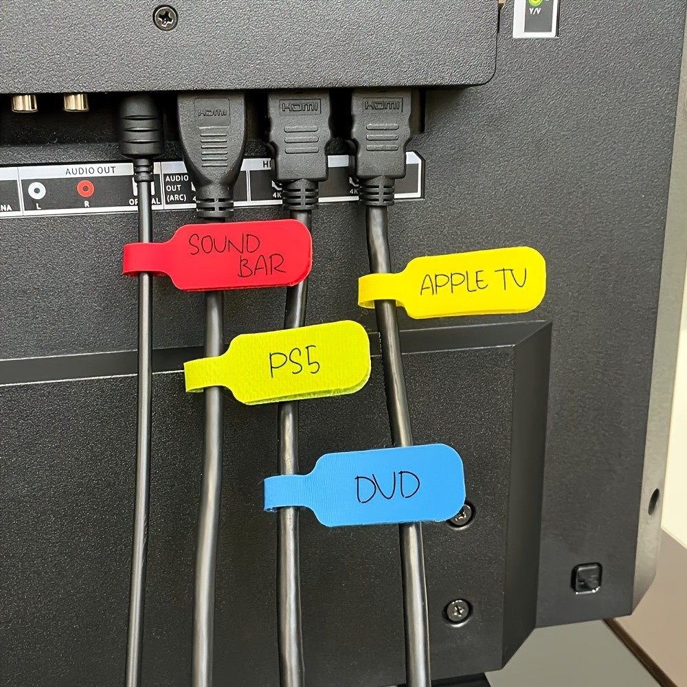 Space Saving Durable Economical Quick-Install Multi-Colored Marking Cable Labels