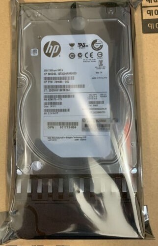 Fit FOR HP AW556A AW556B 601778-001 P2000 2TB 731690-002 7.2K 3.5 MDL Hard Drive