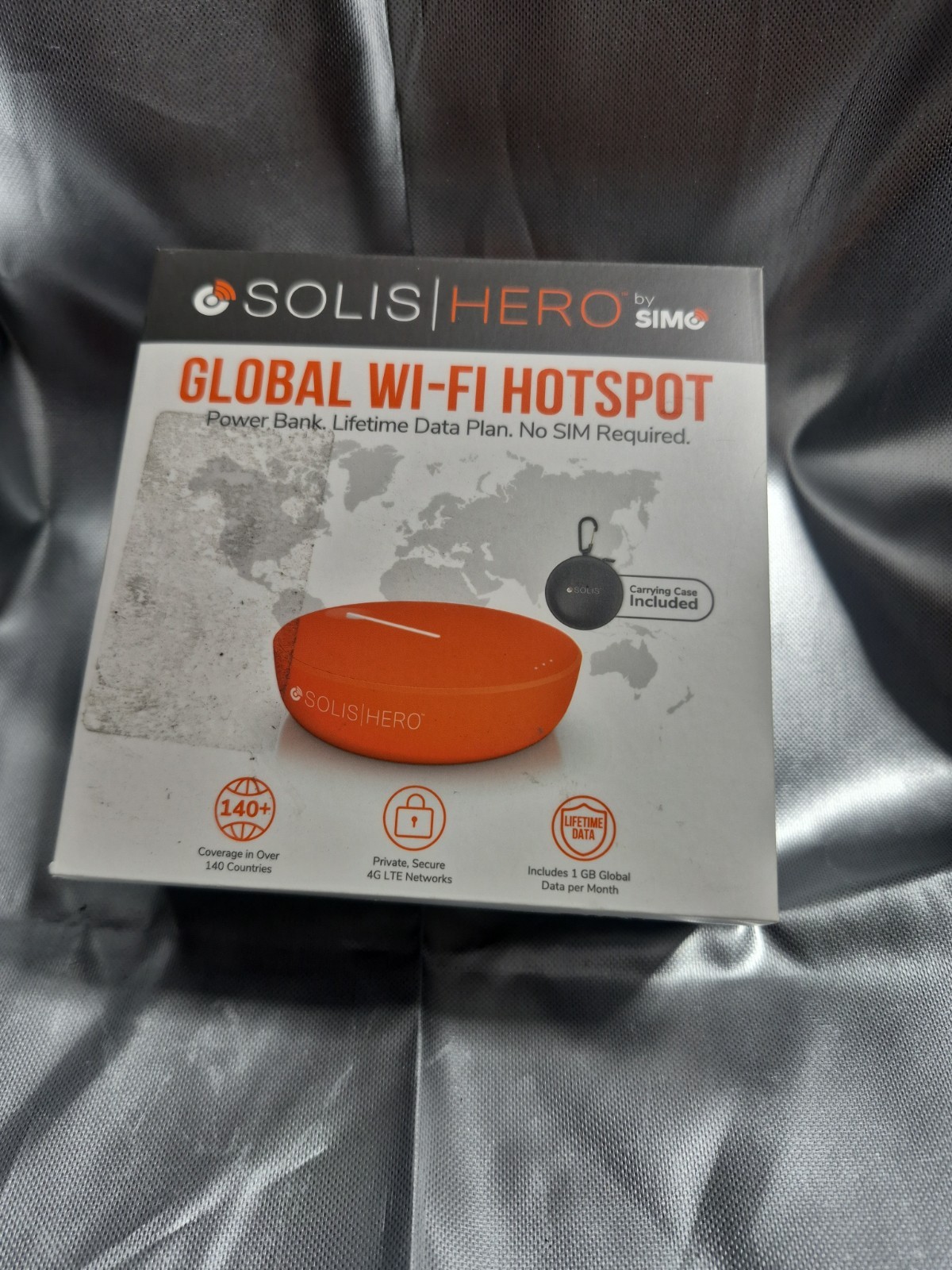  SIMO SOLIS LITE 4G LTE WIFI MOBILE HOTSPOT W 4700 mAh POWER BANK