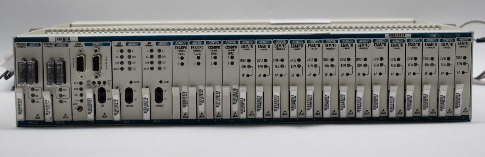 Adtran 1180001L1 Total Access 1500 Chassis VAM5500FRA