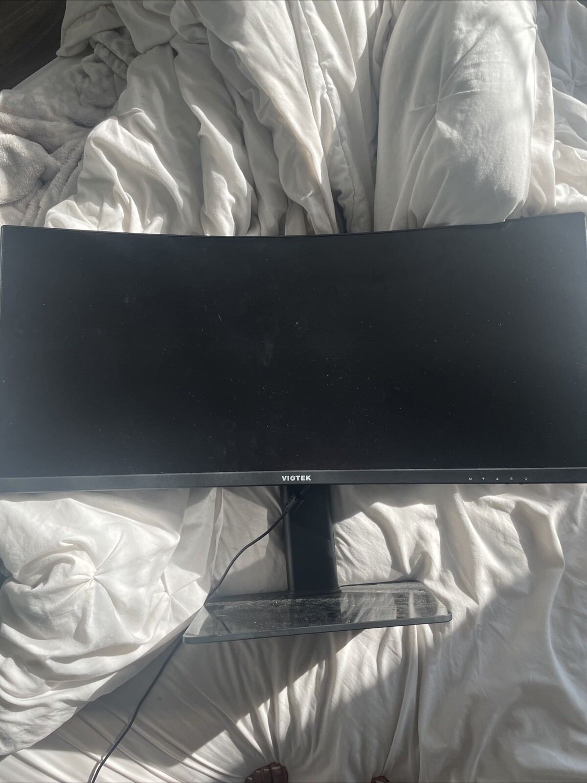 Viotek NBV27CB 27 inch Widescreen Curved Monitor - Black 120hz 2560x1080p