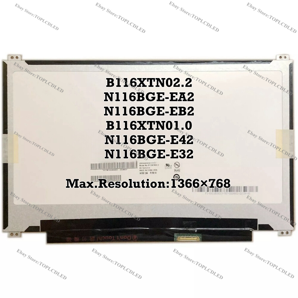 B116XTN02.2 Fit N116BGE-EA2 N116BGE-EB2 B116XTN01.0 N116BGE-E42 N116BGE-E32 LCD