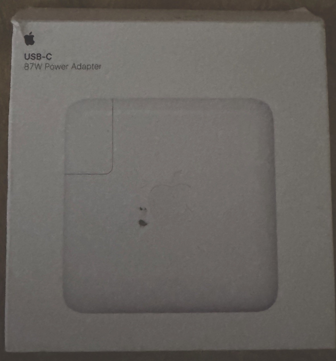 Genuine Original OEM APPLE A1719 87W USB-C Power Adapter Charger MNF82LL/A