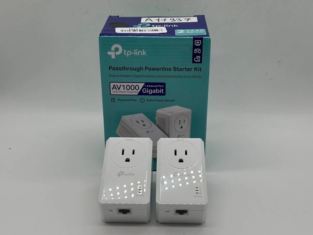 TP-Link AV1000 Powerline Ethernet Adapter Kit (TL-PA7017P KIT)