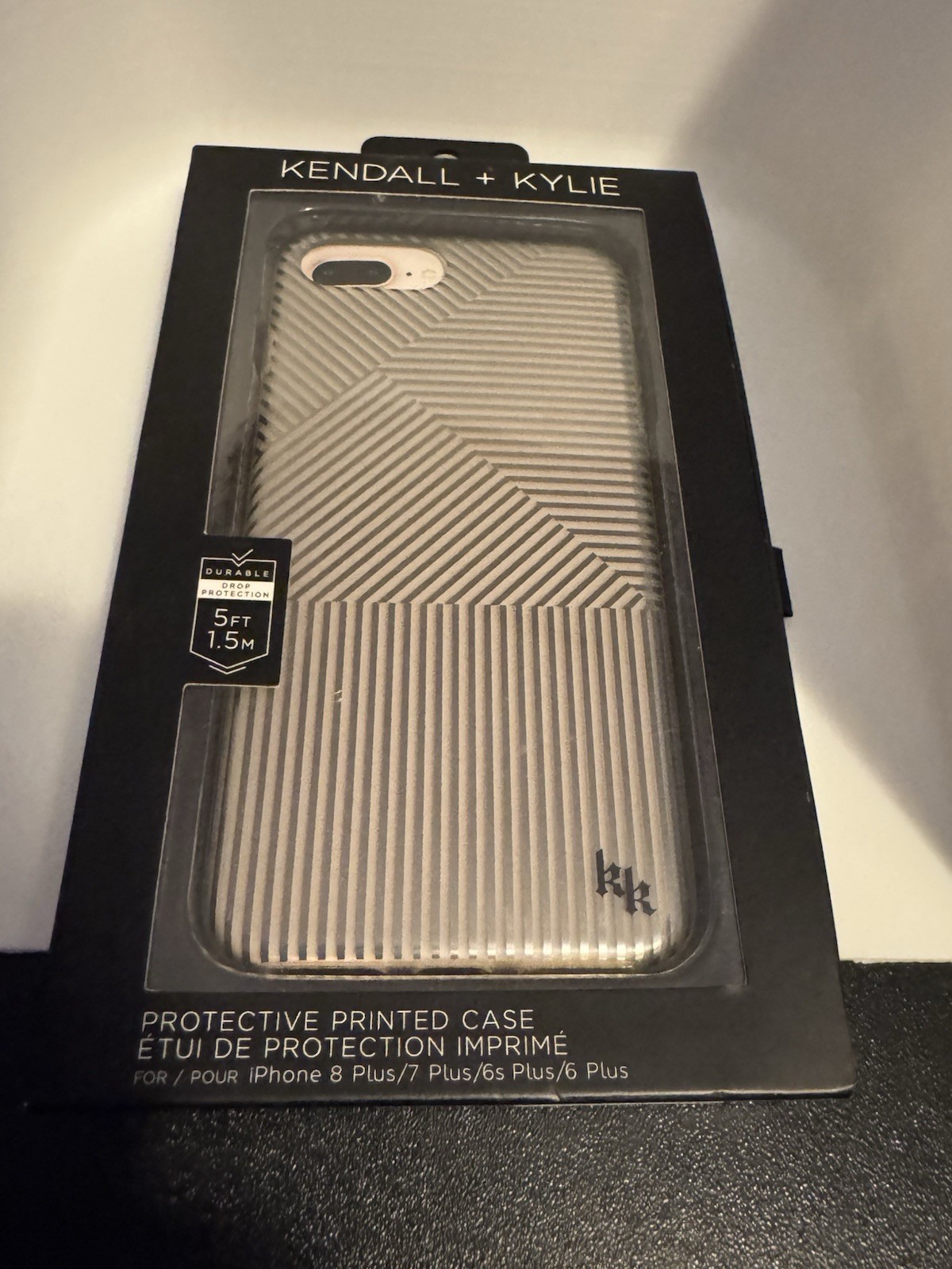 Kendall + Kylie iPhone 6+ 7+ 8+ Plus Case Cover Stripes Pattern