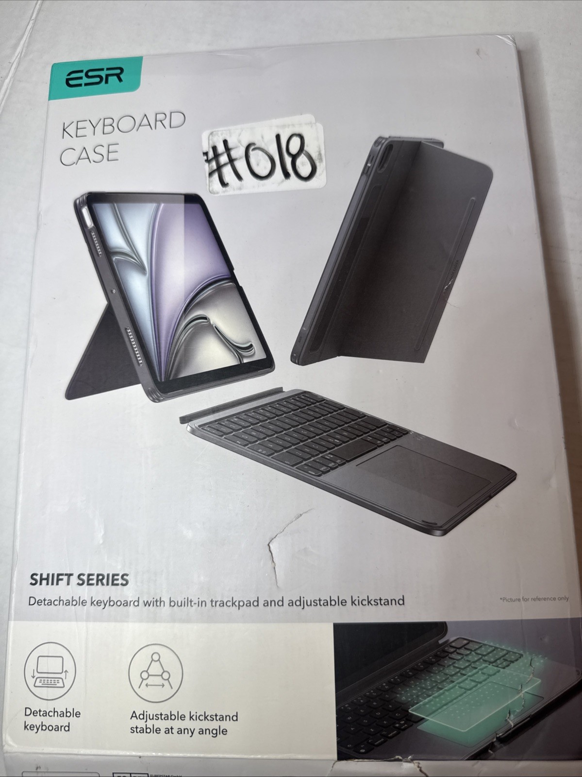 ESR Shift Series Keyboard Folio Case for iPad Air 4th 5th Gen iPad Air 11 M2 M3