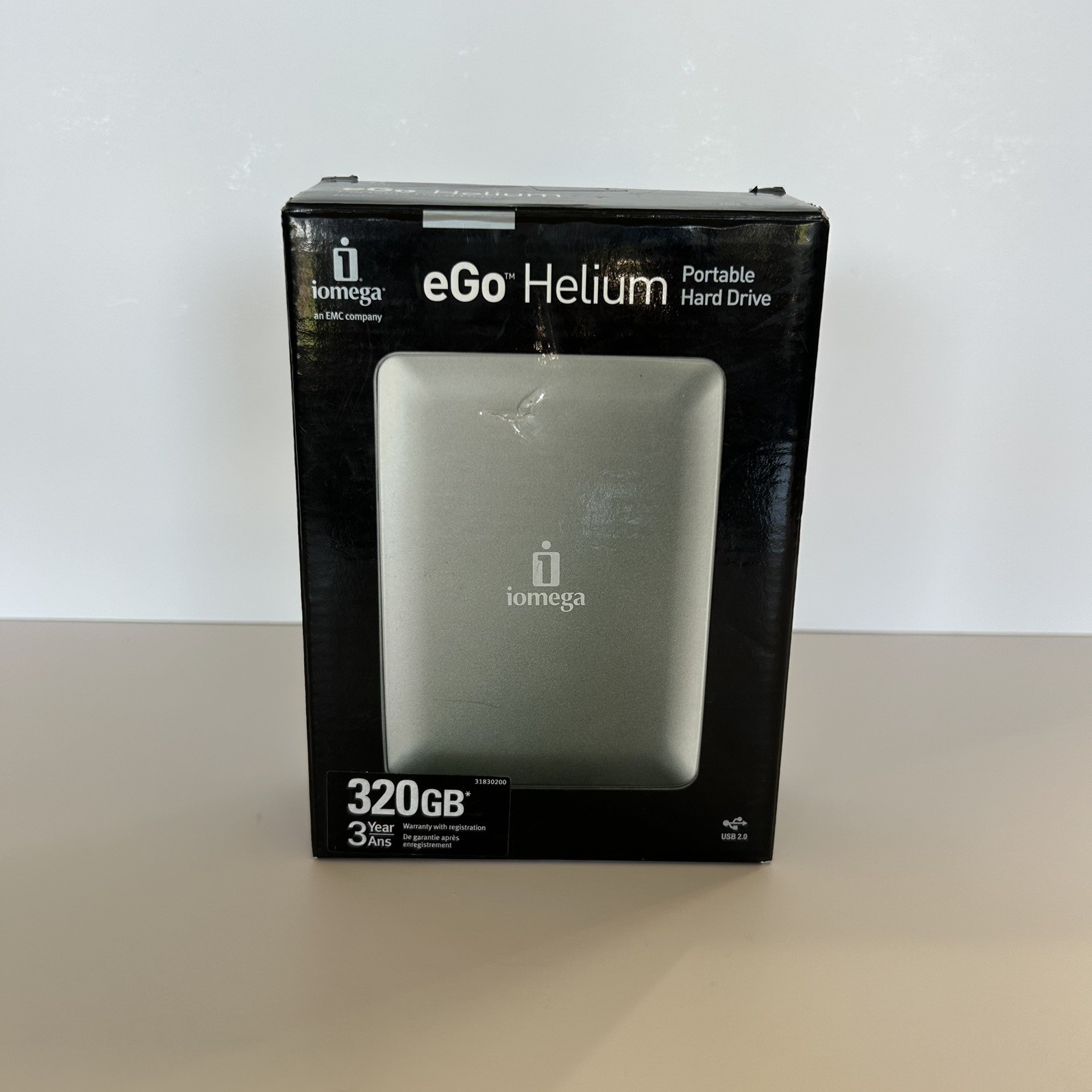 iomega Select 320GB Silver Portable Hard Drive USB 2.0 For Apple/Mac