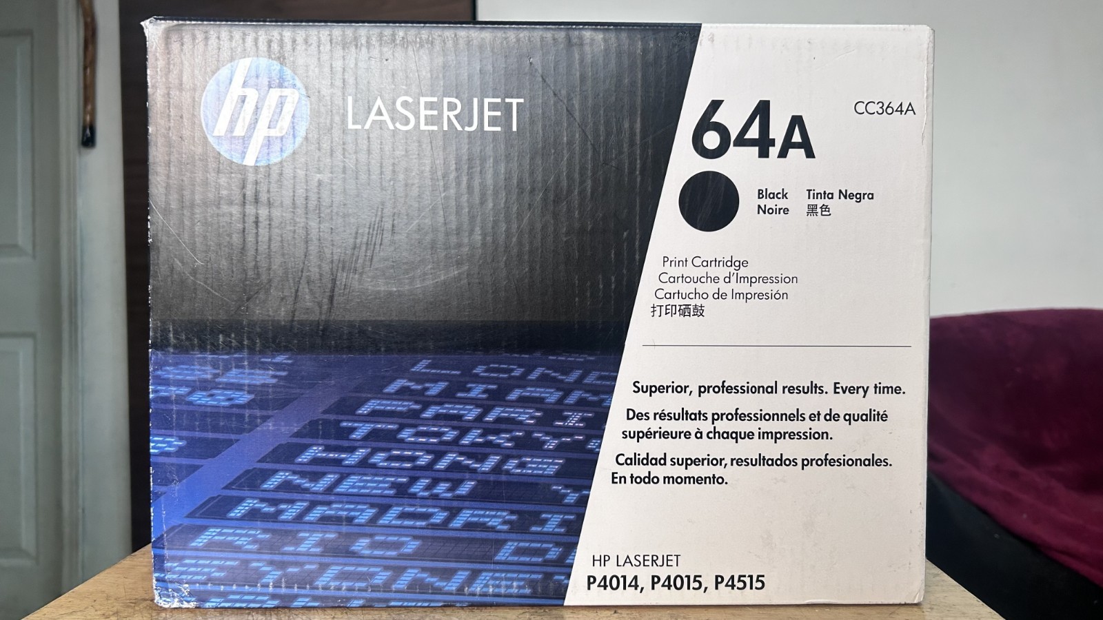 Genuine HP 64A CC364A Black Toner New Sealed LaserJet P4014 P4015 P4515