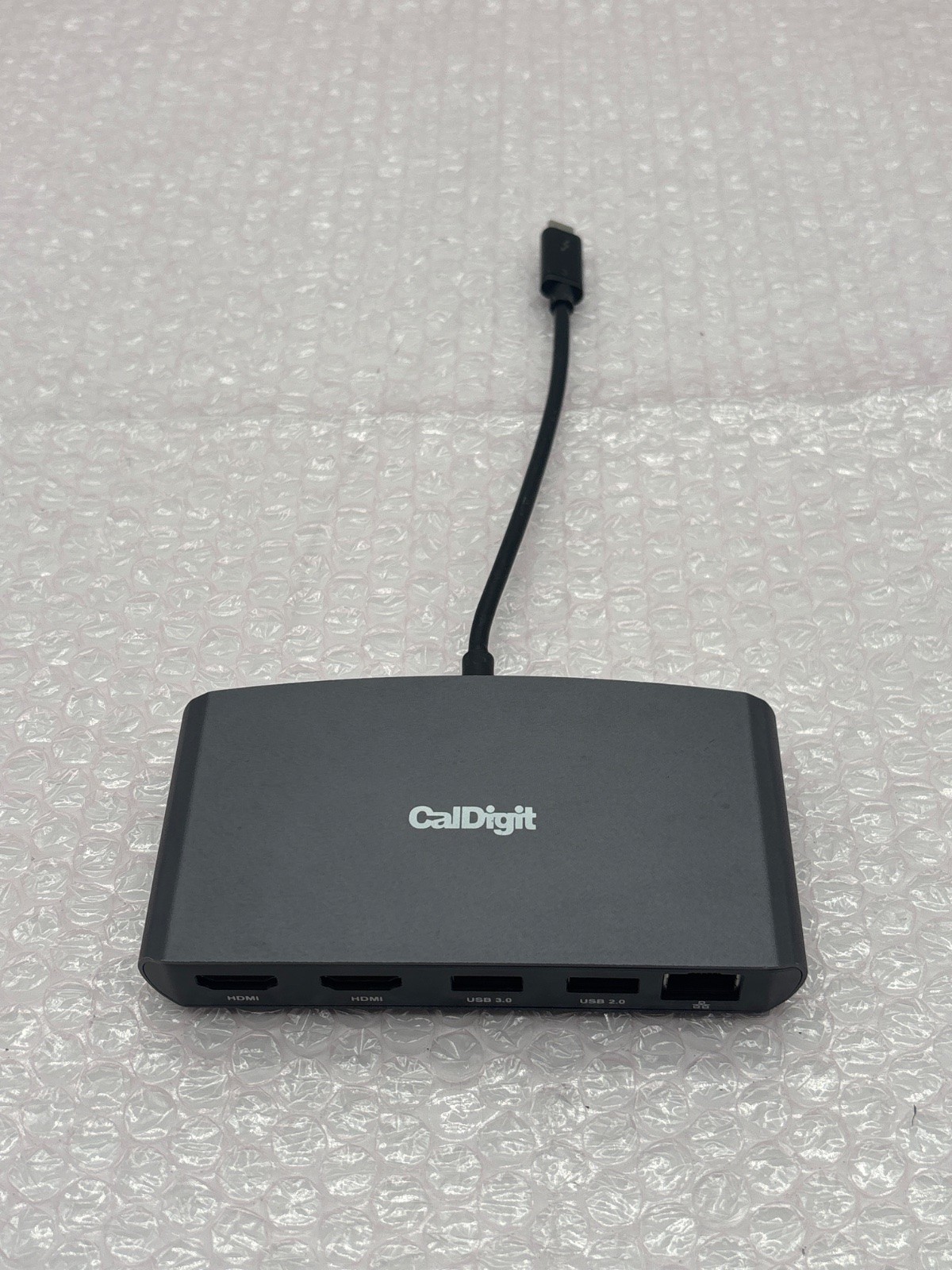 CalDigit TB3-MiniDock-HM-US Thunderbolt 3 Mini Dock Dual HDMI USB Ethernet