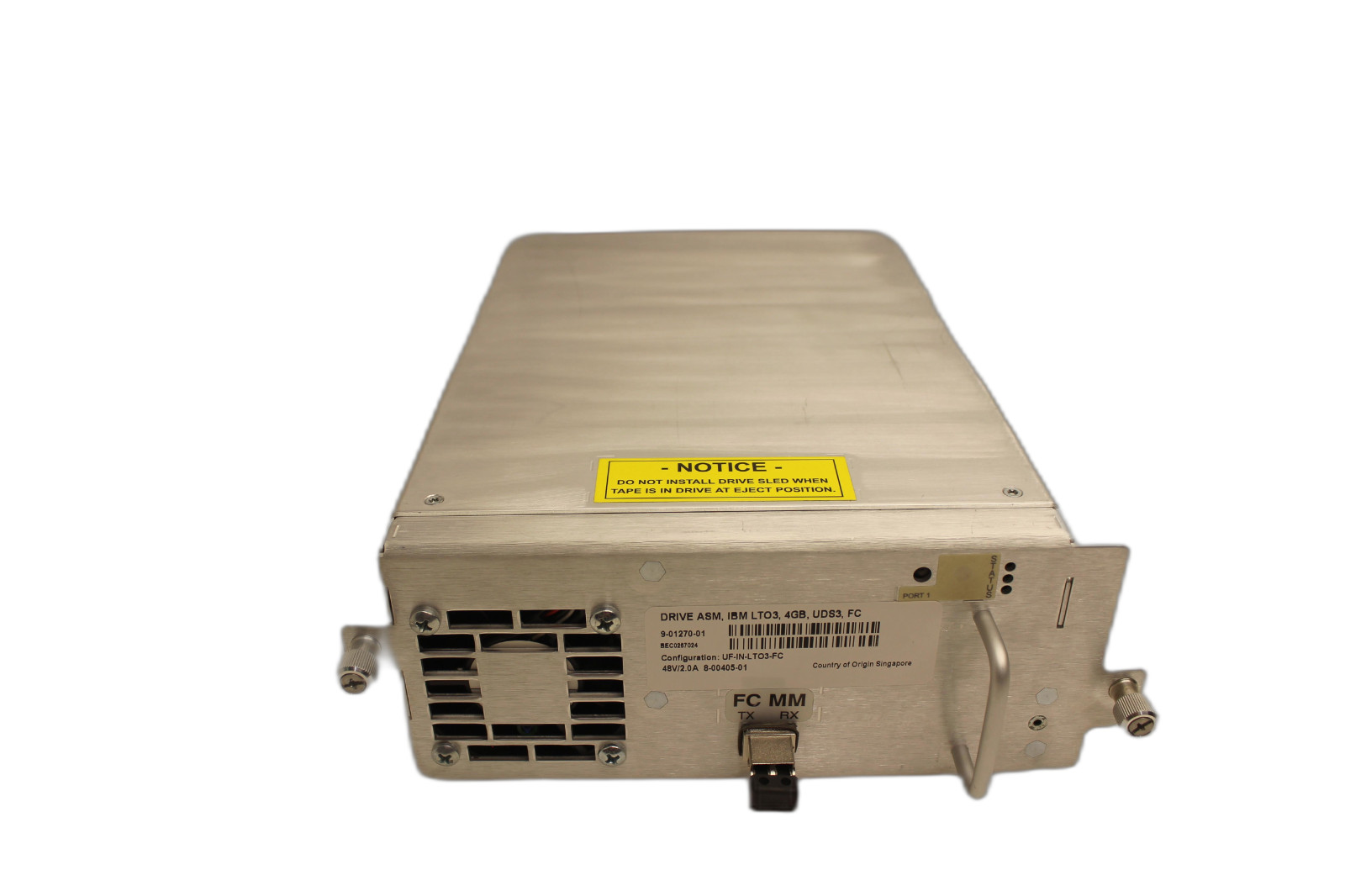 8-00405-01  9-01270-01 IBM ADIC  QUANTUM UF-IN-LTO3-FC DRIVE  Scalar I500/I2000