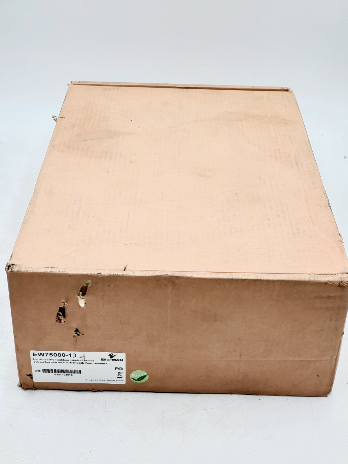 EtherWAN EW75000-13 Hardened IP67 Outdoor Wireless Bridge, 5GHz, 802.11ac