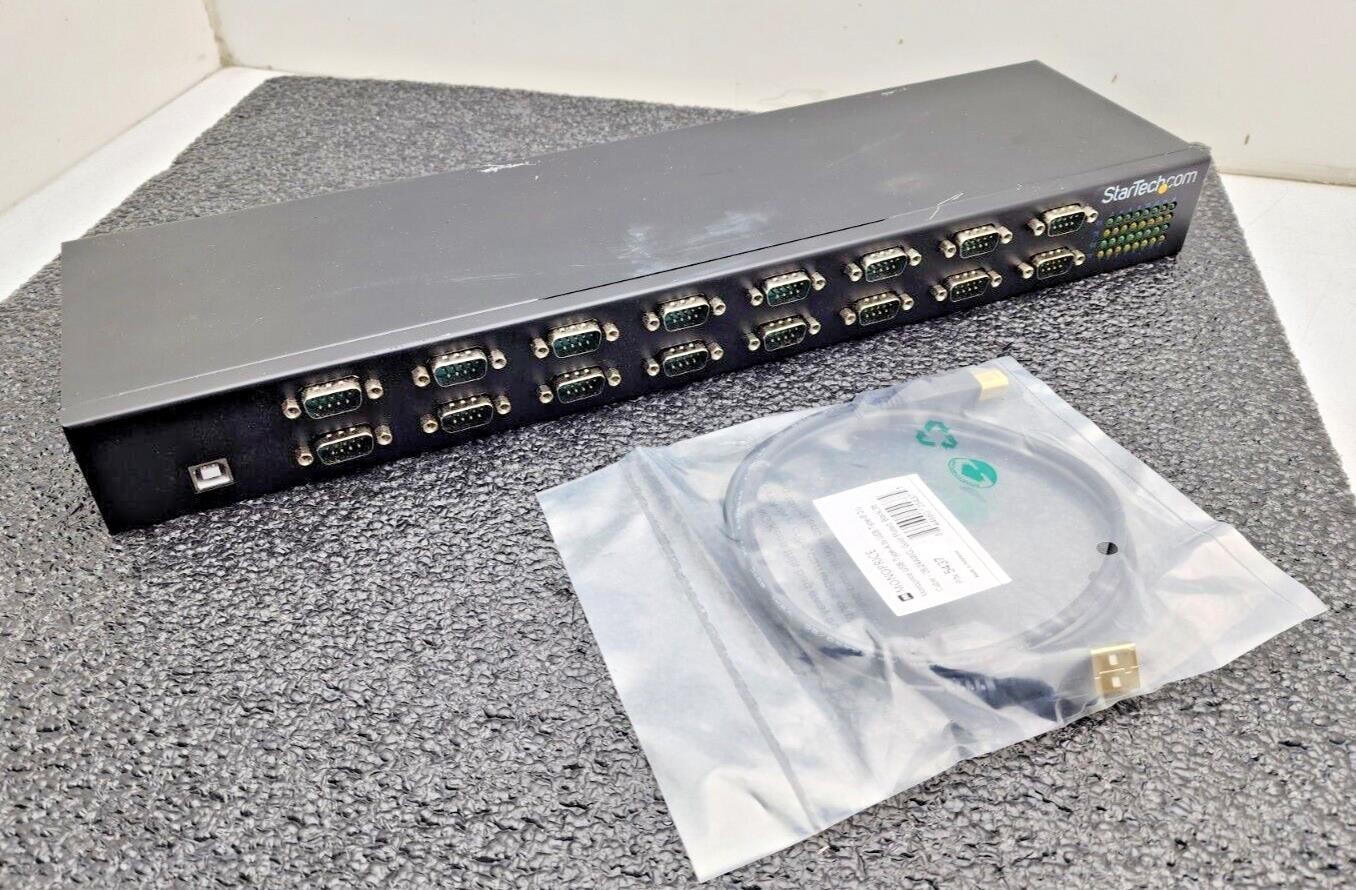 StarTech ICUSB23216F 16-Port FTDI USB B to RS232 Serial Multiplexer COM Adapter