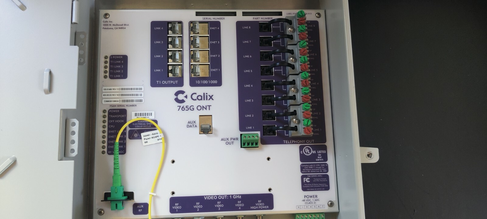 Calix 765G MDU ONT 100-01200