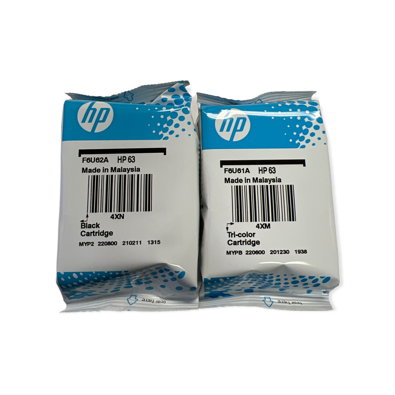 Genuine HP 63 Ink Cartridge 2 Pack for Deskjet 3630 4520 Officejet 4650 Exp 2025