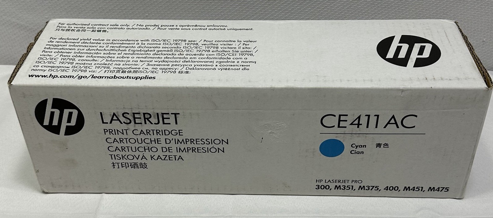 HP 305A Cyan Original LaserJet Toner Cartridge, CE411AC
