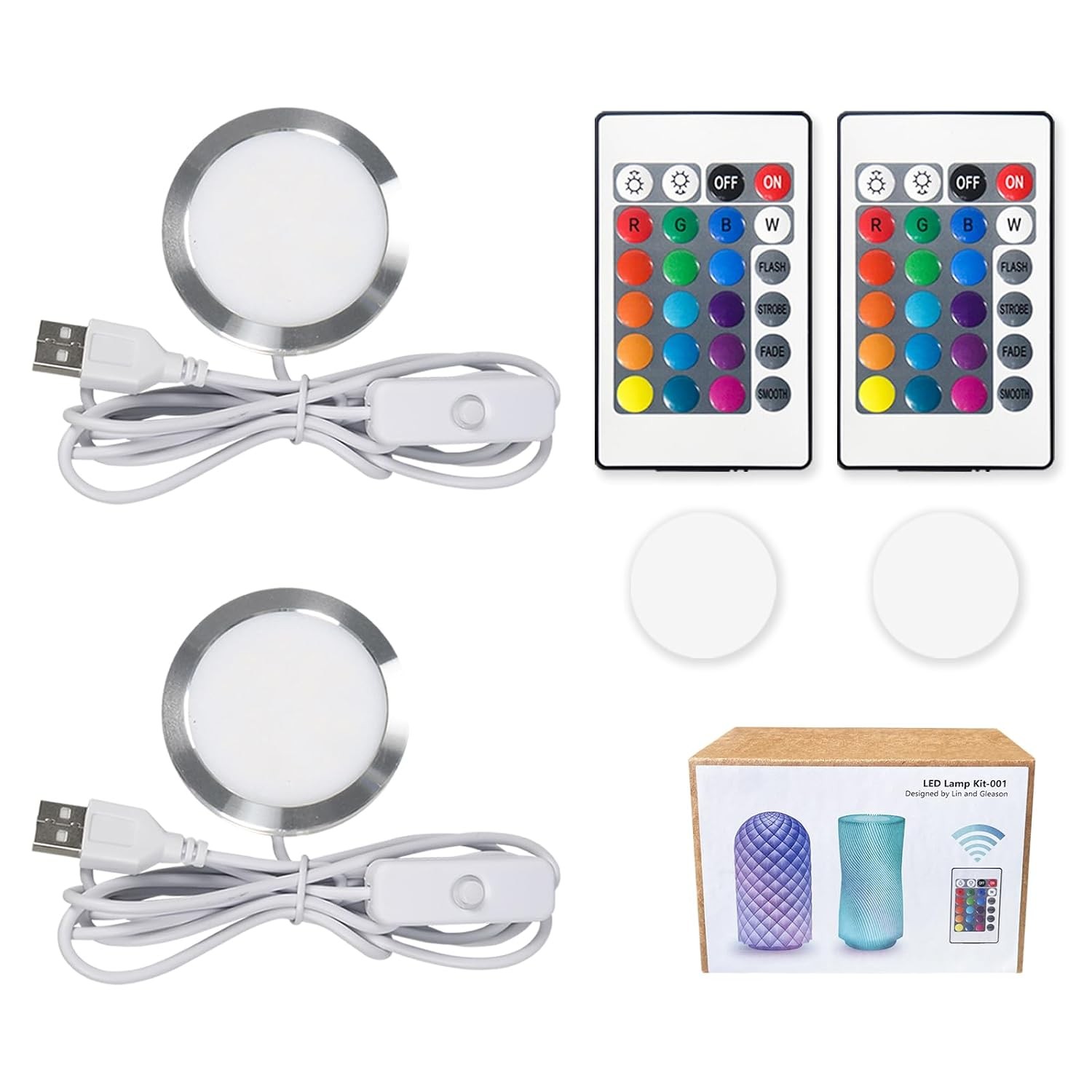 RGB Remote Control 16 Color LED Lamp Kit for 3D Printing Bambu Lab Compatible