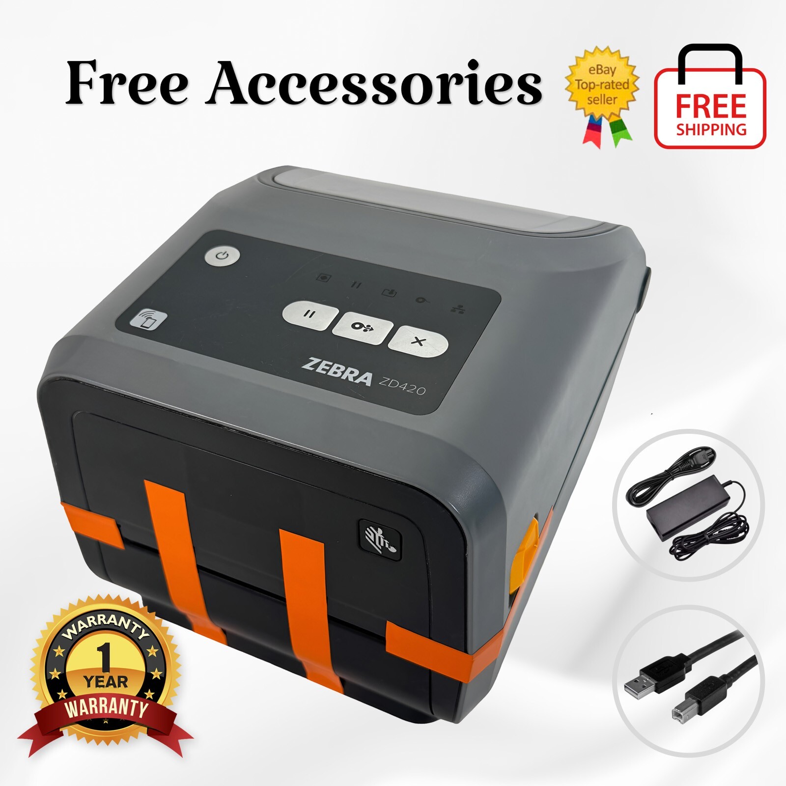 Zebra ZD420 Direct & Thermal Transfer Label Printer BT WiFi 🥇1 YEAR WARRANTY