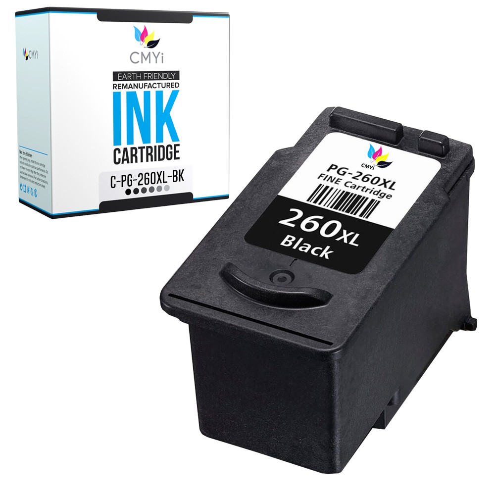 CMYi 1-Pack Replacement Canon 260XL Ink Cartridge for Canon PIXMA TR7020 TR7020a