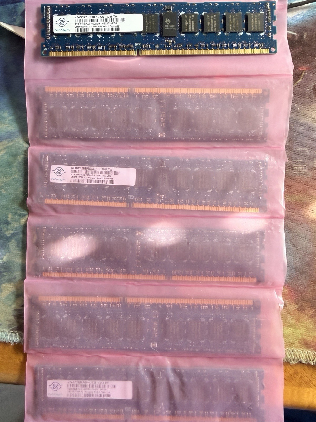 Nanya 24GB (2x4GB) DDR3 1333MHz PC3-10600R ECC Server Ram | NT4GC72B8PB0NL-CG |