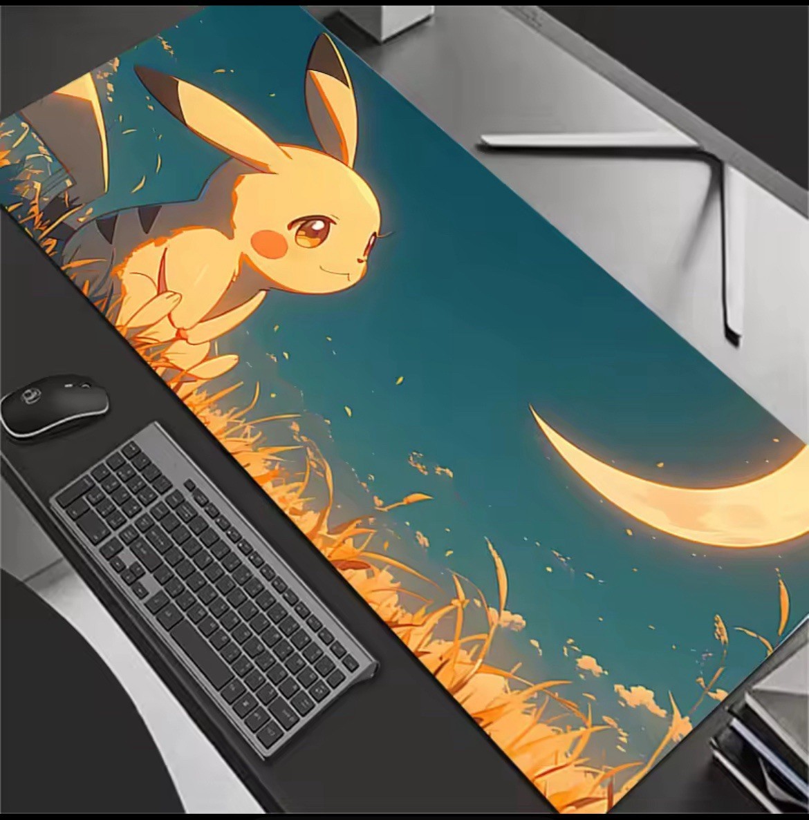 P-Pokemon Pikachu Mousepad Large Gaming Mouse Pad