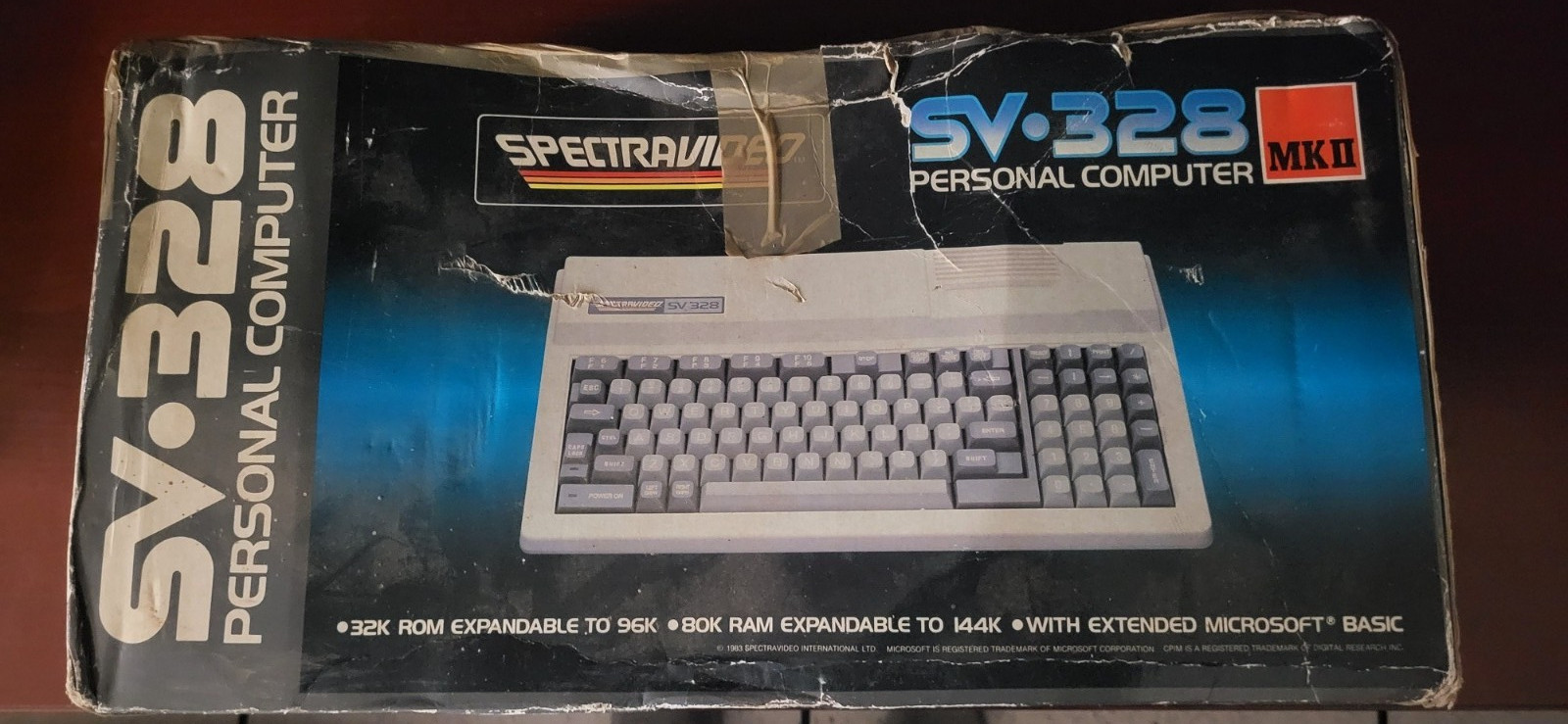 This item is a Spectravideo SVI-328 MKII personal computer