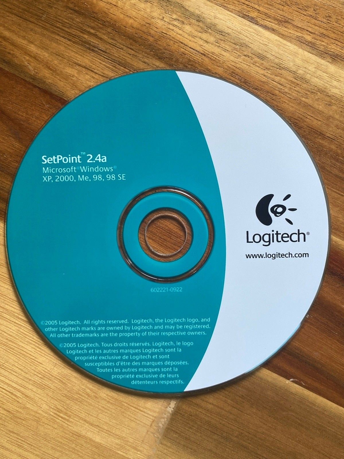 LOGITECH SetPoint 2.4a  for Windows XP, 2000, ME, 98, 98 SE CD-ROM Disc