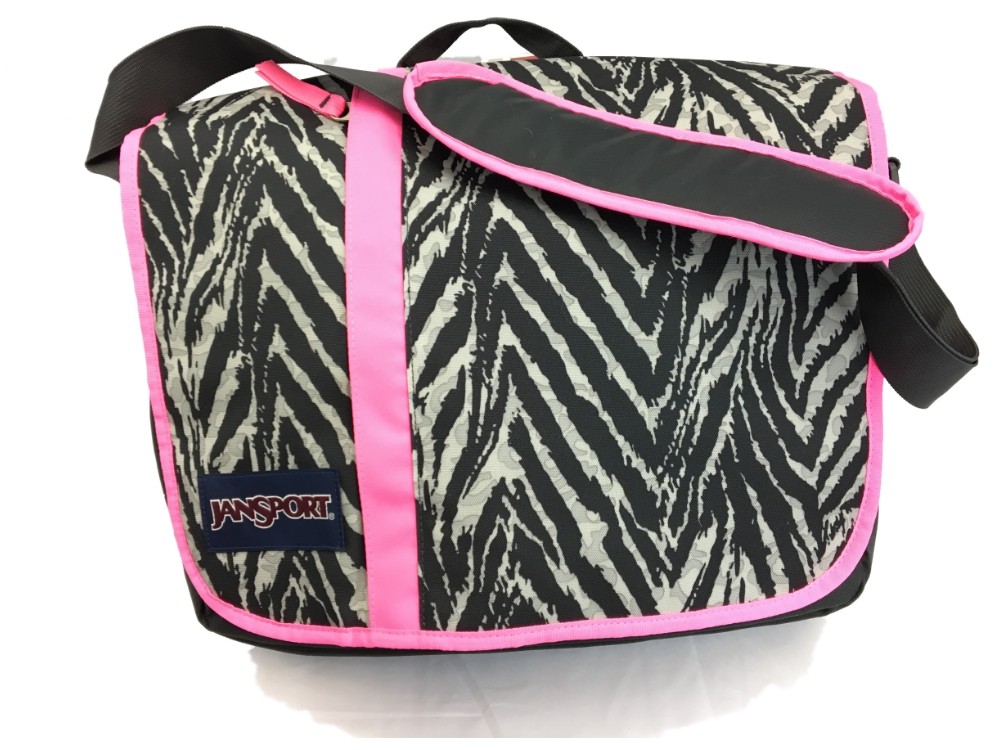 JanSport Market Street Laptop Messenger Bag - Grey Tar Wild At Heart
