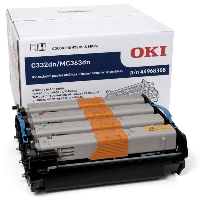 Oki 20K CMYK Image Drum for C332/MC363 (44968308)