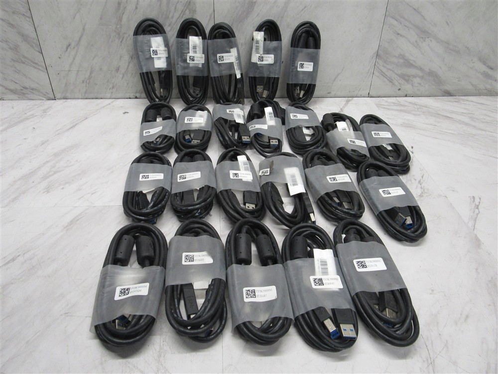 Lot of 23 NEW 6 Ft HP USB 3.0 Type A to B Male to Male Printer Scanner Cables