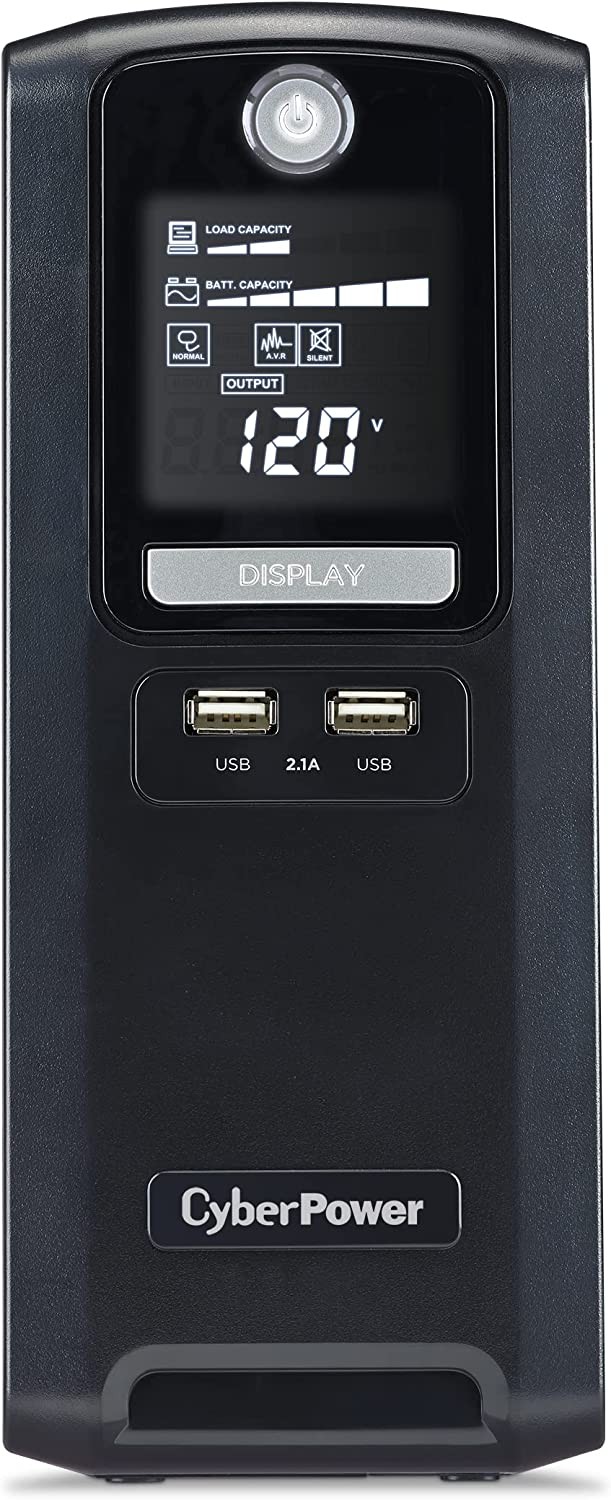 CyberPower CST135XLU-R 1350VA/810W AVR, LCD, USB 2.0 UPS - Certified Refurbished