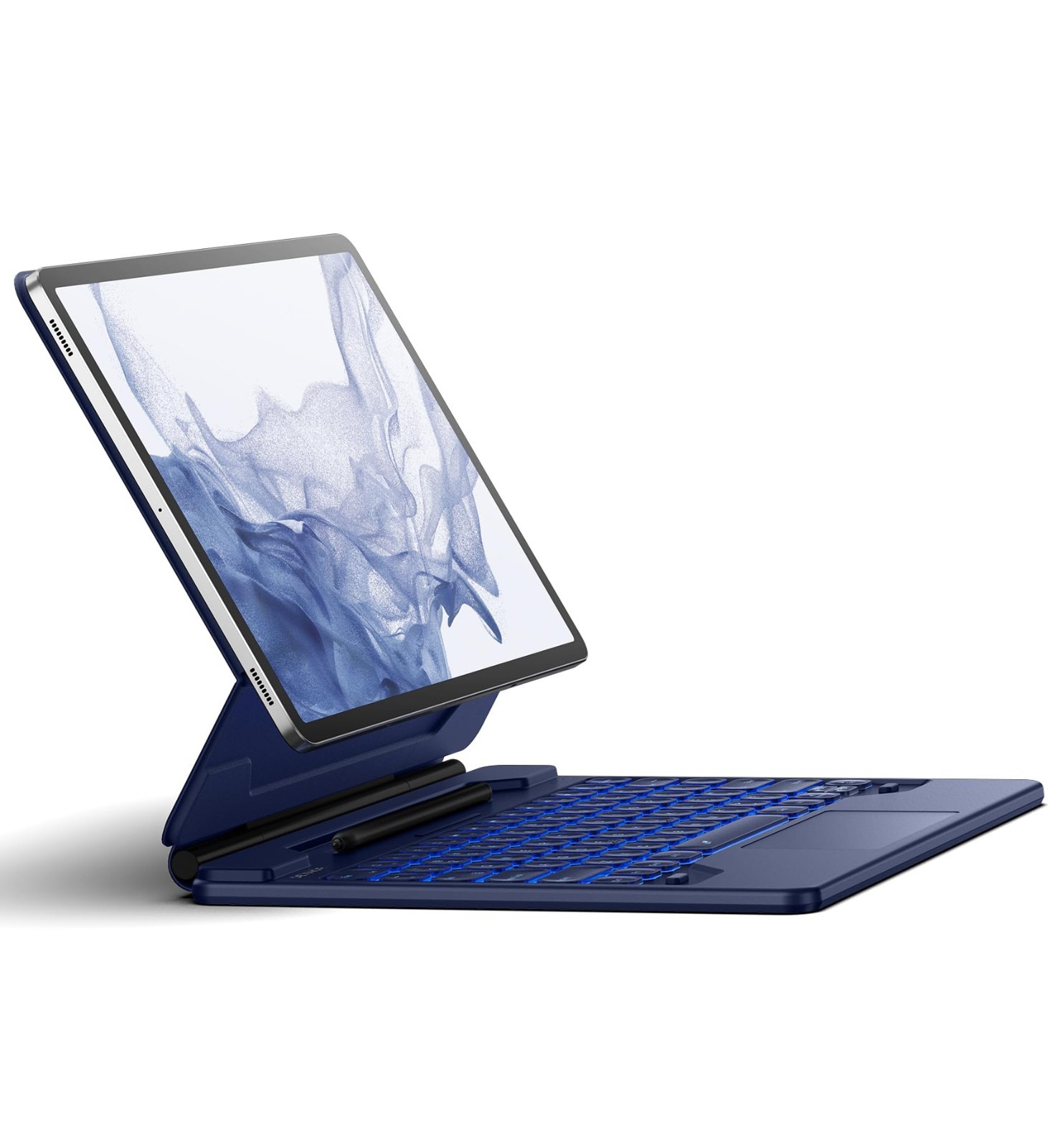 DEXNOR Keyboard Case for Samsung Galaxy Tab S10+ Plus/S9+/S9 FE+/S7 FE Blue New