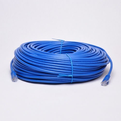 New 300ft Blue RJ45 CAT6 Ethernet LAN Network Internet Computer Solid Wire 23...