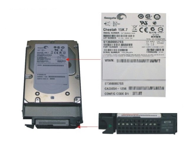 Fujitsu ETERNUS CA07237-E062 CA05954-1256 600GB