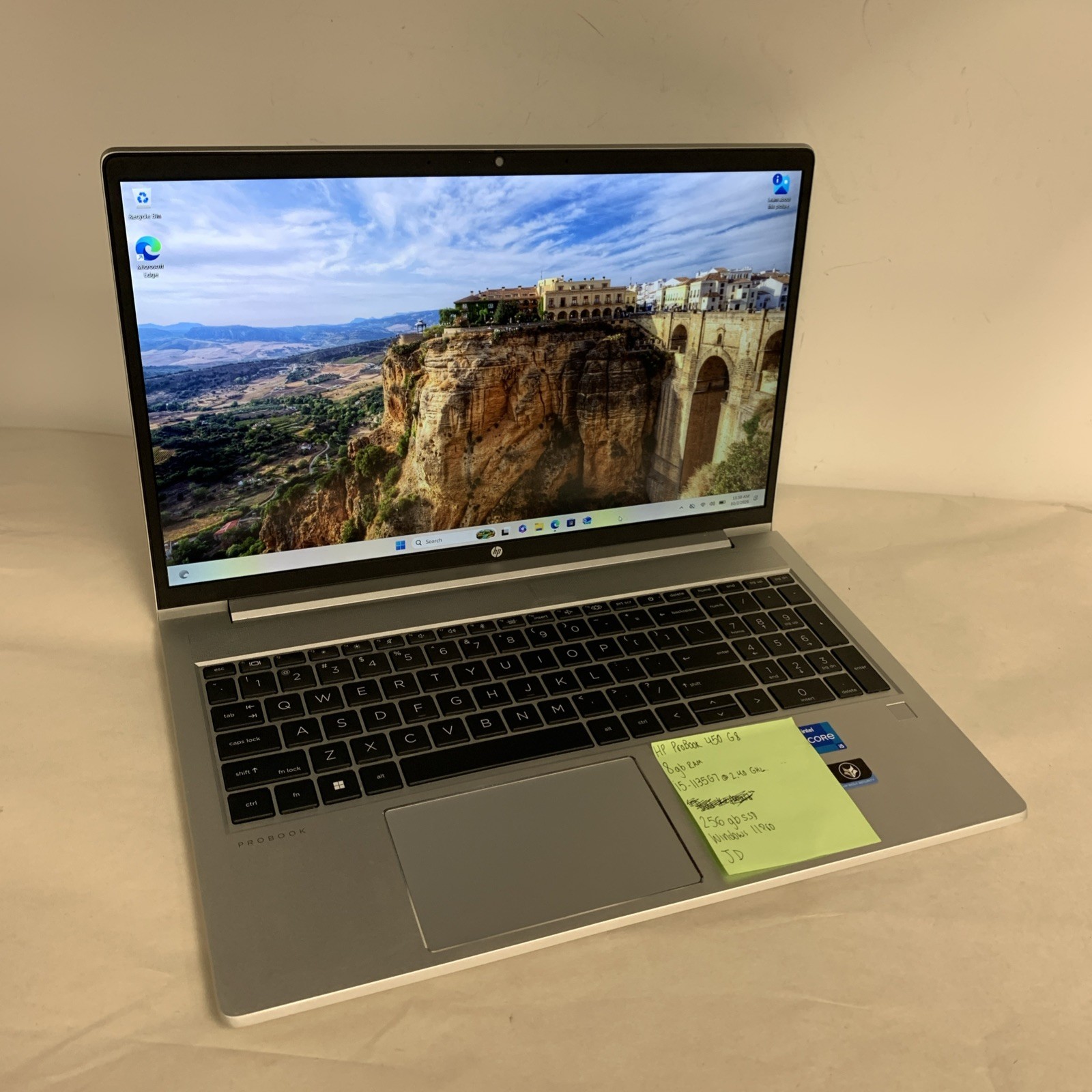 HP ProBook 450 G8 15.6" Laptop i5-1135G7 8GB RAM 256GB SSD WIN11 Pro