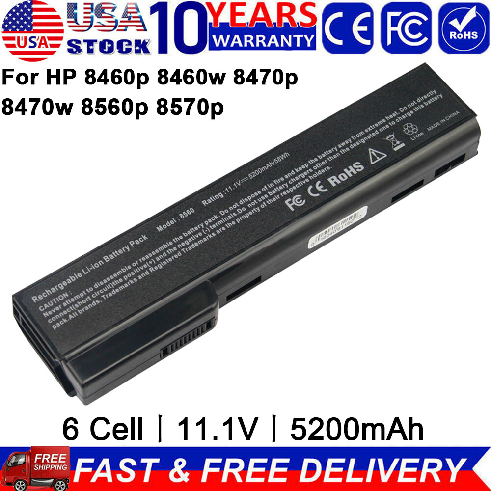 Battery CC06 CC06XL for HP EliteBook 8460p 8460w 8470p ProBook 6360b 6460b 6470b