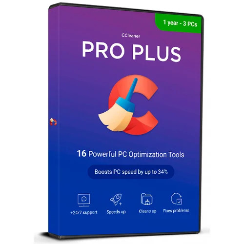 CCleaner Professional Plus (PC) 3 Devices 1 Year