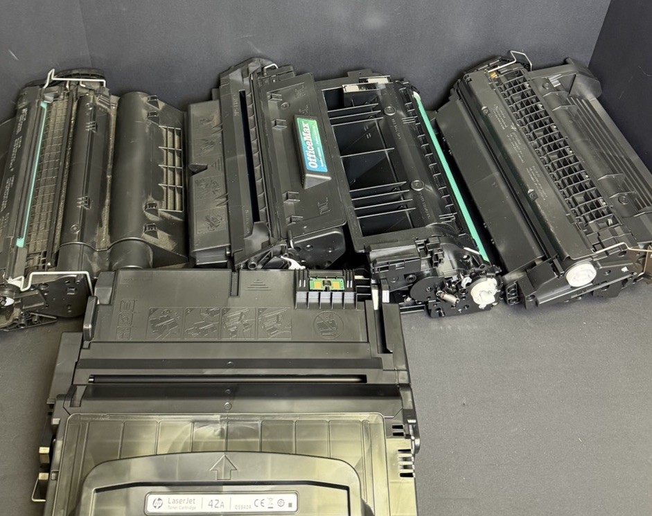 HP & Canon Toner Bundle – 147A 55X 64A + Canon FX7 – Used Ink – Refill or Parts