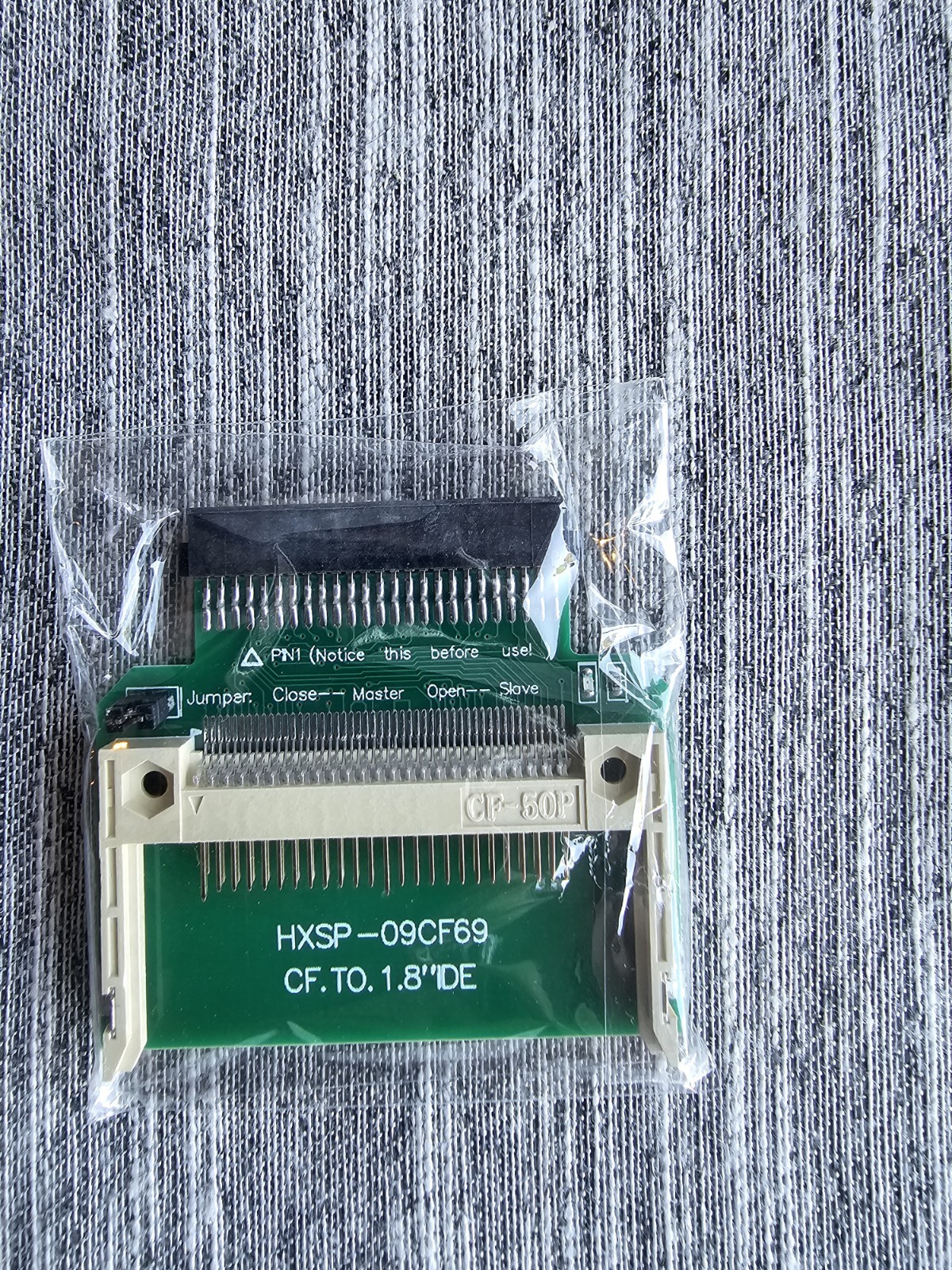Compact Flash CF Memory Card to 50pin 1.8" IDE Hard Drive SSD Converter Adapter