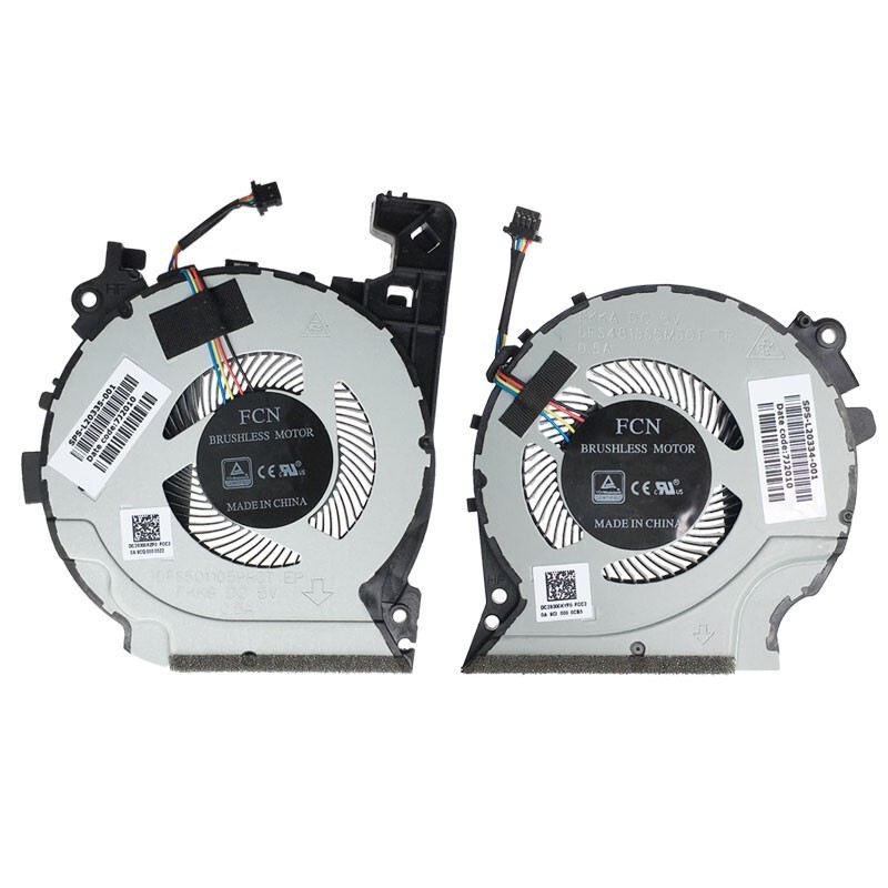 Original pair of CPU+GPU Cooling Fan Set For HP SPS-L20334-001 SPS-L20335-001