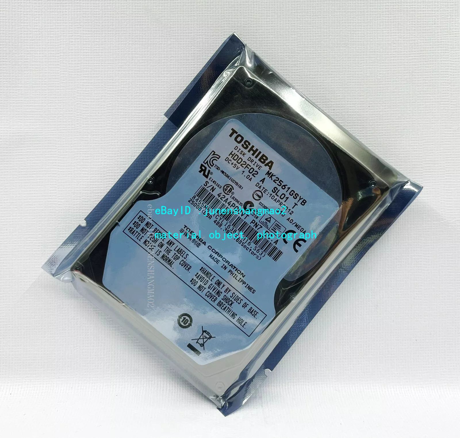 Toshiba 250GB MK2561GSYB SATA 2.5-inch industrial computer dedicated hard drive